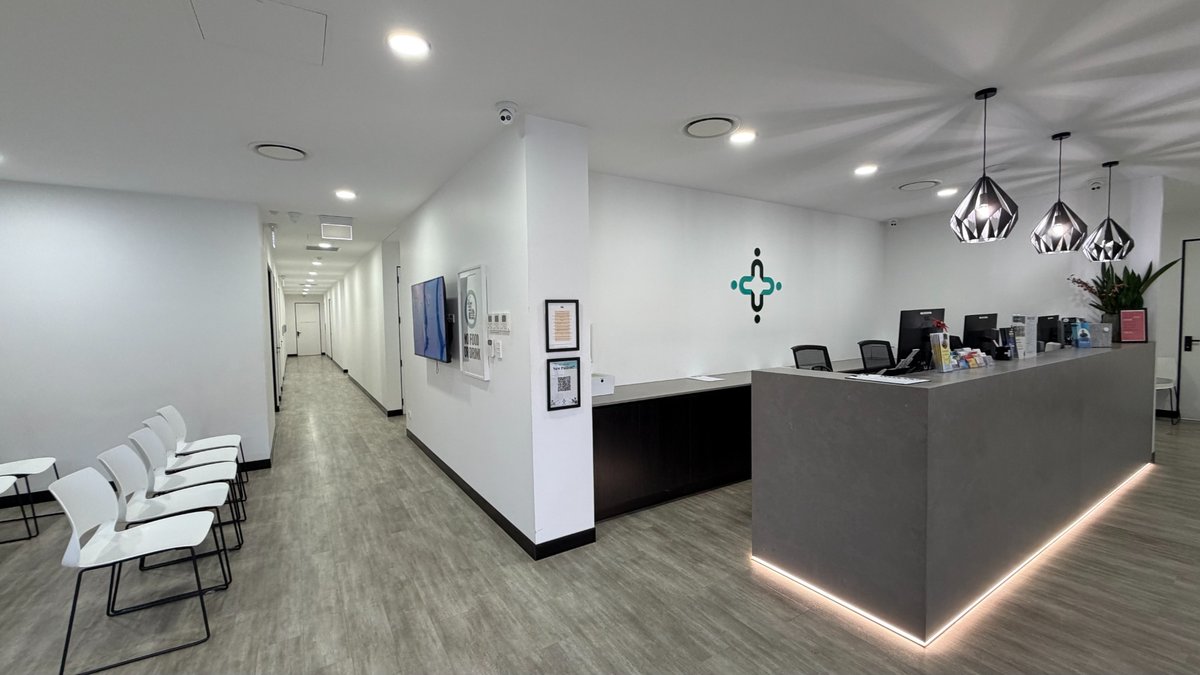 My Family Doctors reception and waiting area in Five Dock